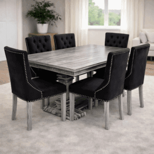 JUEGO DE COMEDOR RESTORATION PREMIUM 6 SILLAS