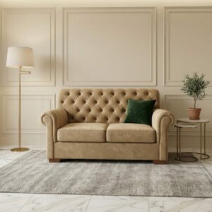 Sillón Capitoné Beige