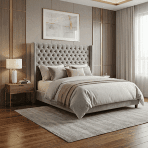 Cama Box con Capitoné y laterales dos plazas